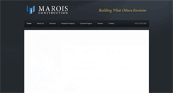 Desktop Screenshot of maroisconstruction.com